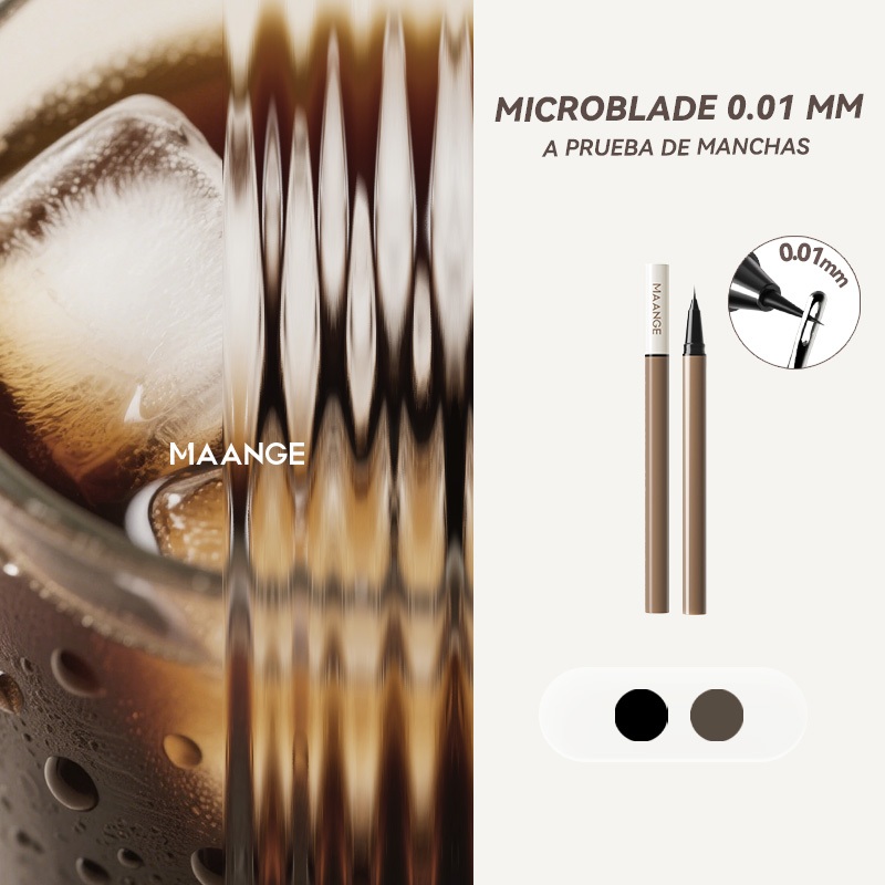 MAANGE Bút kẻ mắt dạng lỏng chống thấm nước lâu trôi nhanh khô Đen và nâu 0.5g E01 | BigBuy360 - bigbuy360.vn