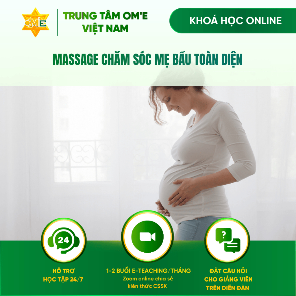 Massage Chăm Sóc Mẹ Bầu Toàn Diện – Giảm Đau Nhức, Dễ Ngủ, Tốt Cho Thai Nhi - Khóa học online