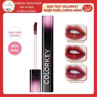 Son tint COLORKEY Airy Lip Gloss Mirror hiệu ứng căng bóng như gương chính hãng - Bebeau