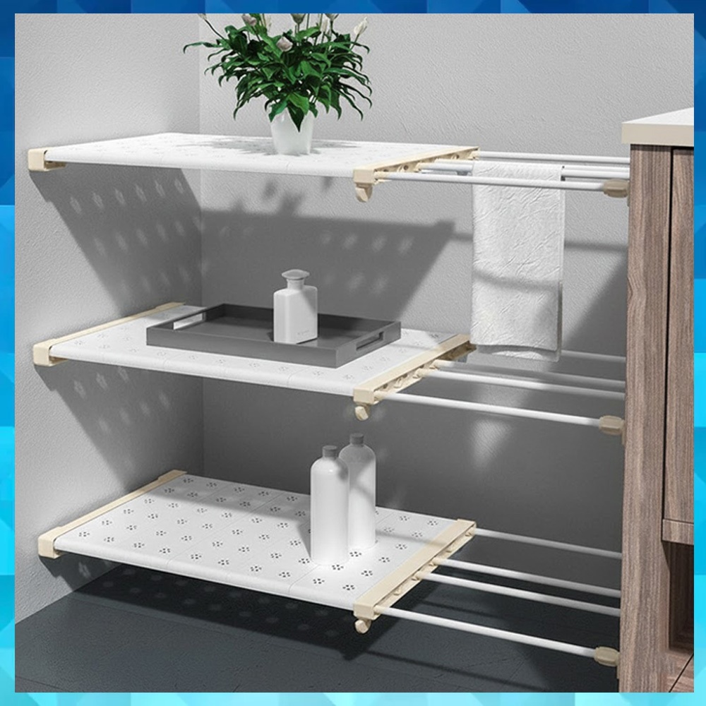 Kệ treo tủ đồ - chia ngăn tủ - nhà bếp - nhà tắm đa năng siêu tiện lợi ( nhiều size )