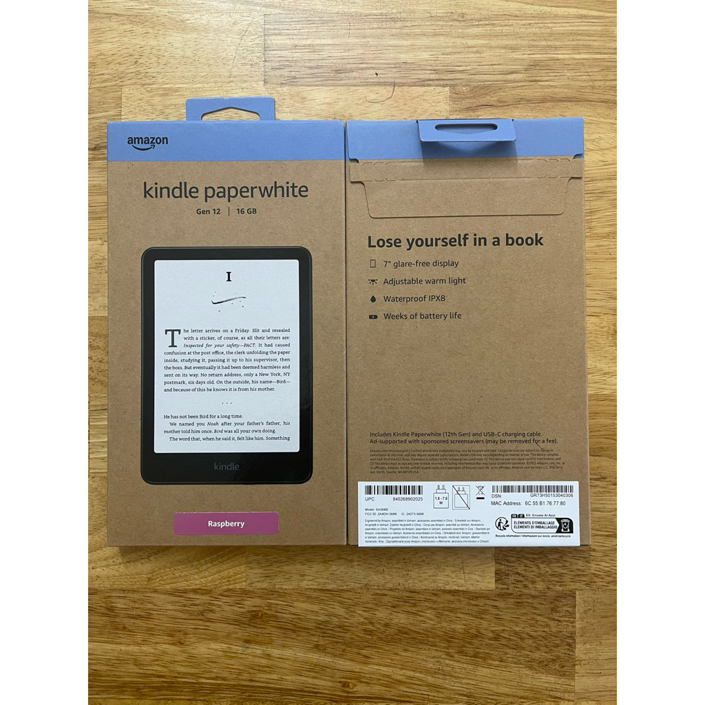 Newseal 2024 Máy đọc sách Kindle Paperwhite 6-12th 16gb màn 7 inch | BigBuy360 - bigbuy360.vn