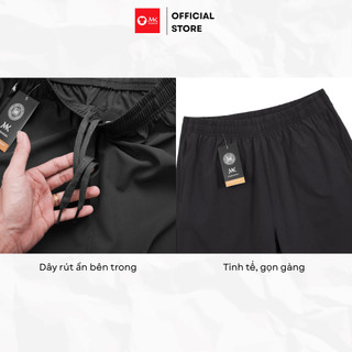 Quần short MK AERO-COOL thể thao vải xi dù nhẹ nhàng lưới thoáng khí co giãn thoải mái chạy bộ gym