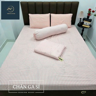 🌵MỚI VỀ🌵Bộ Ga Gối Cotton Đũi Hàn Nằm Mềm Mại, Thoáng Mát, Giá Rẻ _ Chăn Ga Sỉ HCM