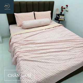 🌵MỚI VỀ🌵Bộ Ga Gối Cotton Đũi Hàn Nằm Mềm Mại, Thoáng Mát, Giá Rẻ _ Chăn Ga Sỉ HCM