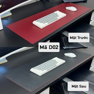 DeskPad  Da PU 2 Mặt Kích Thước 40x80cm - Chống Nước 100% - Chống Xước - Chống Bụi