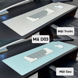 DeskPad  Da PU 2 Mặt Kích Thước 40x80cm - Chống Nước 100% - Chống Xước - Chống Bụi