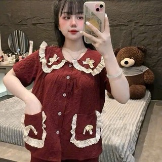 Bộ đũi đùi cộc cổ ren túi ren