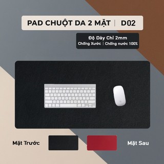 DeskPad  Da PU 2 Mặt Kích Thước 40x80cm - Chống Nước 100% - Chống Xước - Chống Bụi