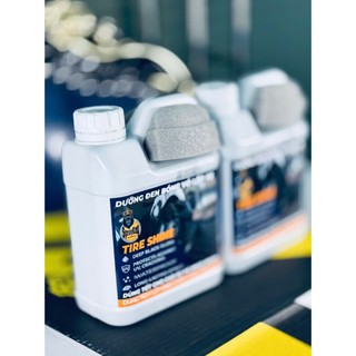 Combo 2 SprayKing Dung Dịch Đánh Bóng Vỏ Xe Tire Shine Siêu Bóng Đen Bền 1L  & Dưỡng nhựa nhám