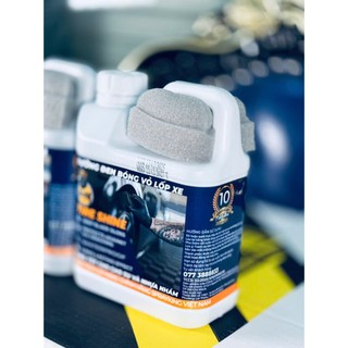Combo 2 SprayKing Dung Dịch Đánh Bóng Vỏ Xe Tire Shine Siêu Bóng Đen Bền 1L  & Dưỡng nhựa nhám