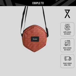 Túi Đeo Chéo Couple TX Lục Giác In Pattern X MBA 1033