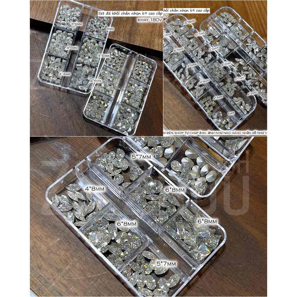 Set đá khối chân nhọn k9 cao cấp 2026, đá khối đủ size mix hình , đá khối k9 cao cấp