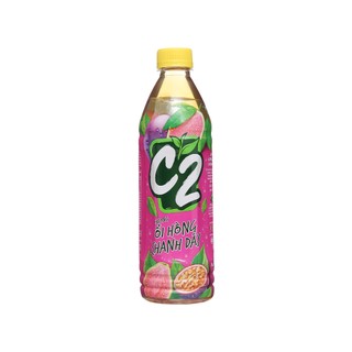 Thùng 24 chai trà xanh C2 ổi hồng chanh dây 455ml