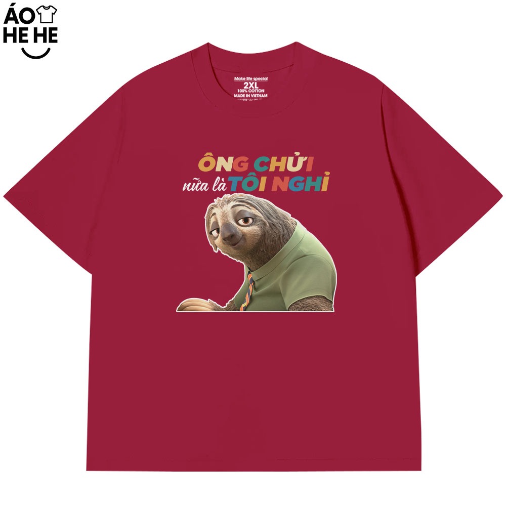 Áo Thun In Chữ Hài Hước Ổng Chửi Nữa Là Tôi Nghỉ Câu Nói Văn Phòng Công Sở Form Rộng Cotton 230gsm