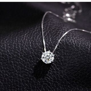 [Dây chuyền Bạc Nữ] Mặt đá Zirconia Lấp Lánh Sang Trọng - Quà tặng ý nghĩa (Có hộp quà đẹp)