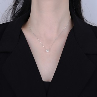 [Dây chuyền Bạc Nữ] Mặt đá Zirconia Lấp Lánh Sang Trọng - Quà tặng ý nghĩa (Có hộp quà đẹp)