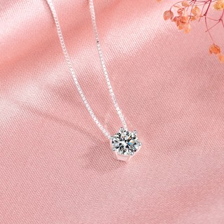 [Dây chuyền Bạc Nữ] Mặt đá Zirconia Lấp Lánh Sang Trọng - Quà tặng ý nghĩa (Có hộp quà đẹp)