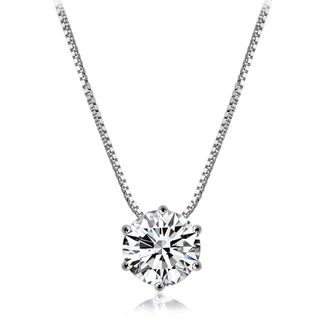 [Dây chuyền Bạc Nữ] Mặt đá Zirconia Lấp Lánh Sang Trọng - Quà tặng ý nghĩa (Có hộp quà đẹp)