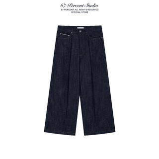 Quần Jeans Dáng Rộng Chất Liệu Selvedge Denim 67PERCENT / 67% -  PLEATED SELVEDGE JEANS