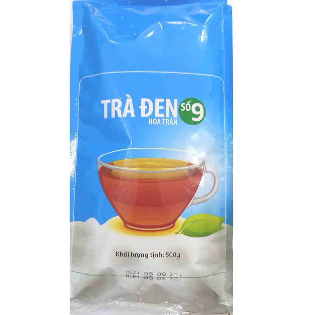 Trà Đen Hoa Trân Số 9 Đóng Gói Gọn 500g - Trà Nguyên Chất Không Chất Phụ Gia