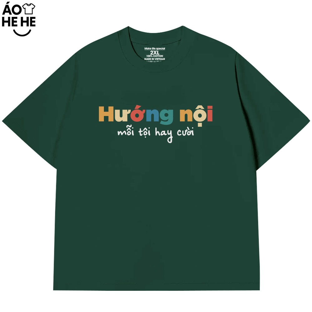 Áo Thun Hài Hước Hướng Nội Mổi Tội Hay Cười Câu Nói Text Hài Vui Nhộn Meme Form Rộng Cotton 250gsm In Theo Yêu Cầu