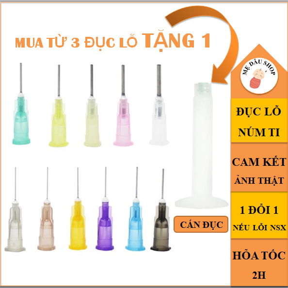 Đục lỗ núm ti – Dập lỗ núm ti tăng size cho bé
