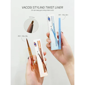 Chì Vặn Kẻ Mắt Dạng Gel Vacosi Natural Studio Styling Twist Liner 0.1g