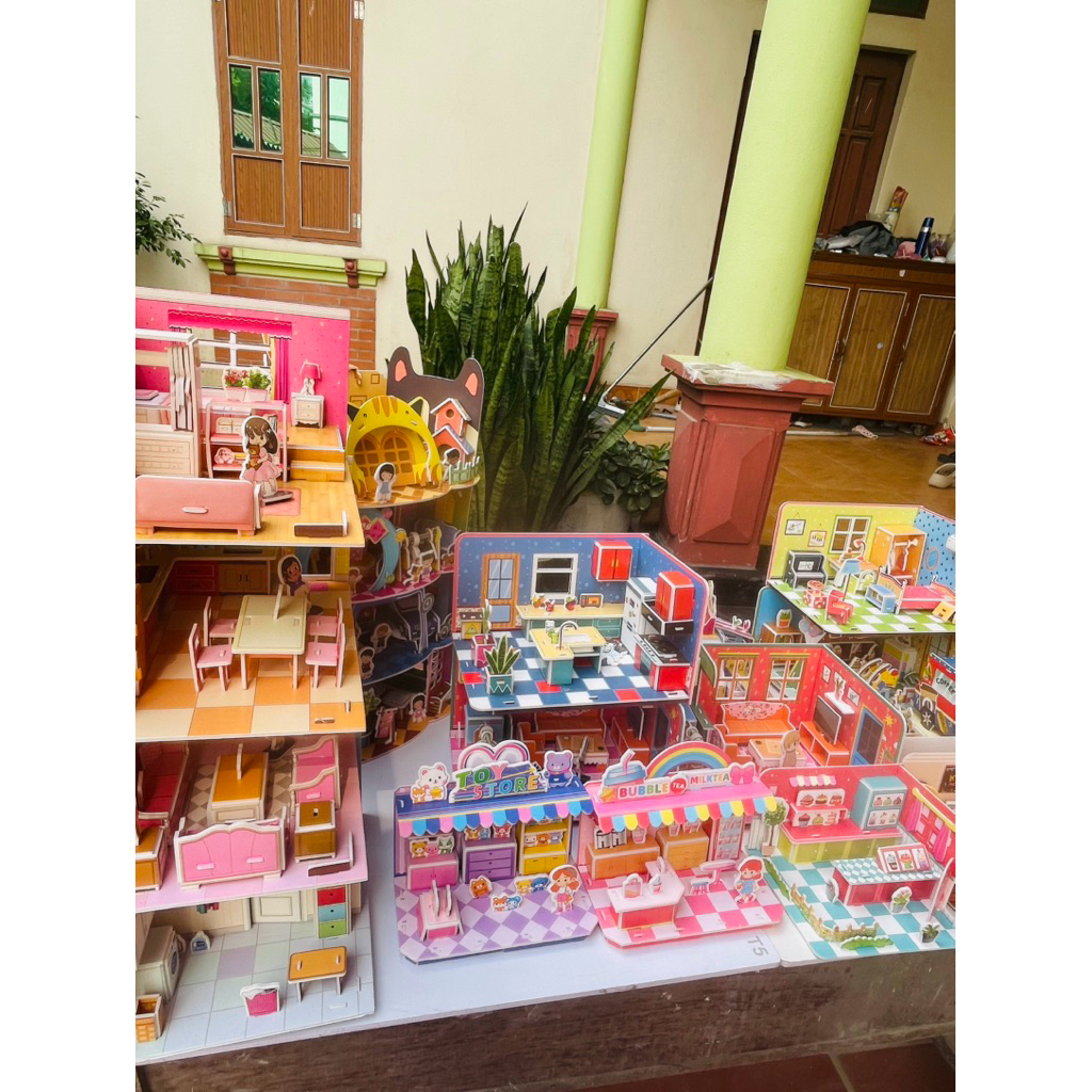 🏠 MÔ HÌNH LẮP GHÉP MINI ĐA DẠNG CHỦ ĐỀ – NHIỀU KÍCH THƯỚC