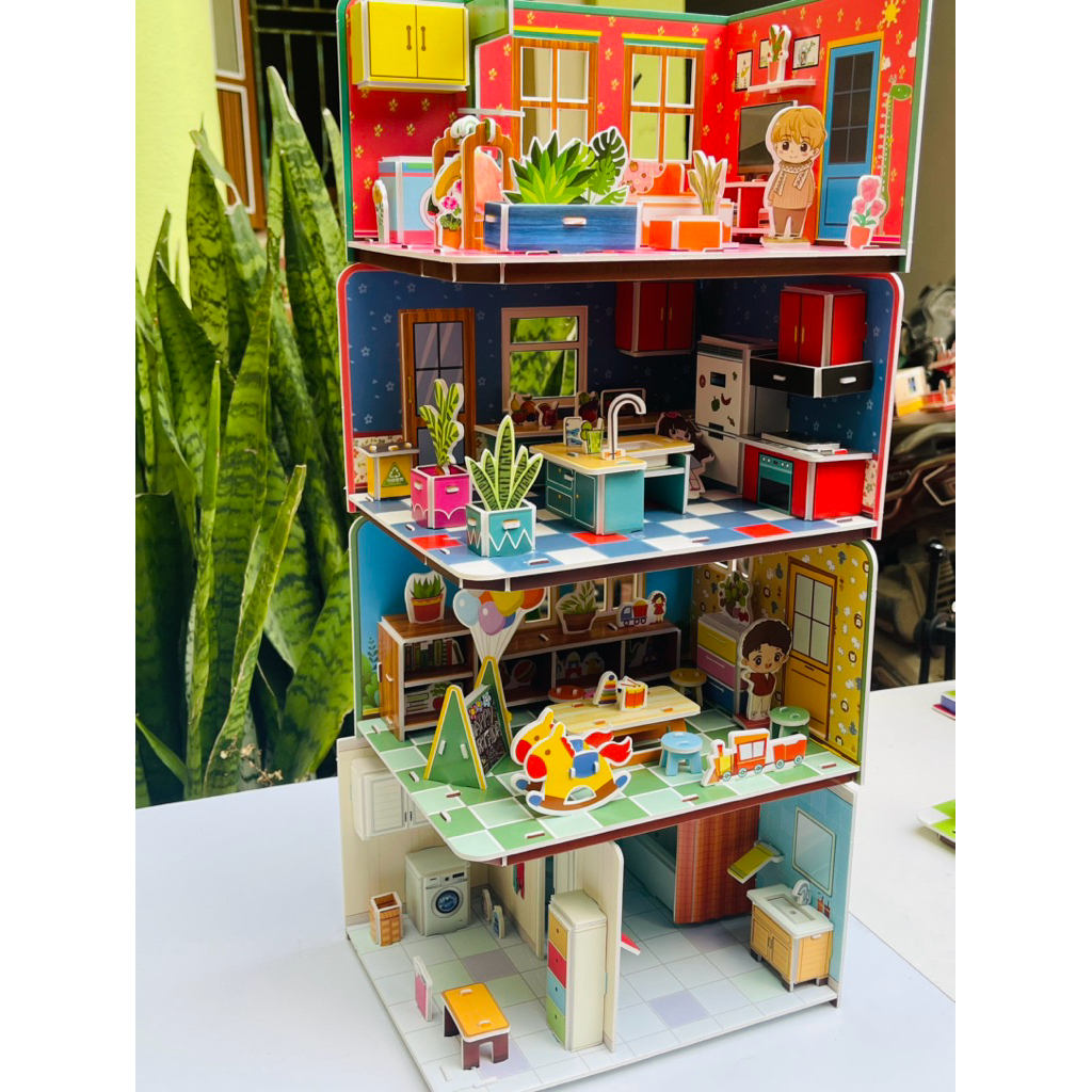 🏠 MÔ HÌNH LẮP GHÉP MINI ĐA DẠNG CHỦ ĐỀ – NHIỀU KÍCH THƯỚC