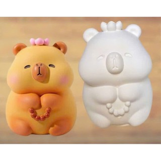 [Tặng dây 6 màu khi mua 2 tượng] VỊT ĐỘI MŨ NGÔI SAO tượng thạch cao tô màu