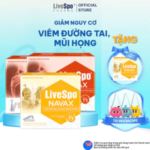 Combo 2 LiveSpo Navax chuyên dụng 10 ống và 1 NAVAX sơ sinh, Tặng 1 Navax sơ sinh [Mua 3 tặng 1]