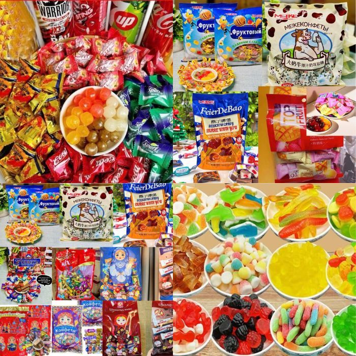 [Mix Các Loại Tùy Chọn] Kẹo ngậm  nước ngọt siêu ngon Coca/Sprite/Stynh/Bò Húc tăng lực, Kẹo dẻo trái cây