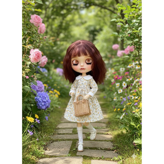 Váy hoa nhí size blythe,ob24,xinyi