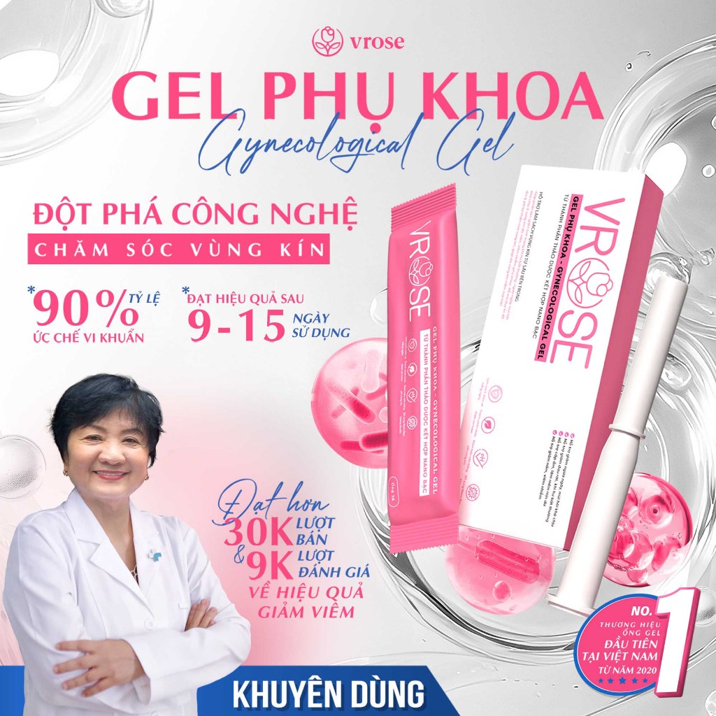 Sử dụng Tuýp Gel Vệ Sinh Phụ Nữ VROSE trong đời sống