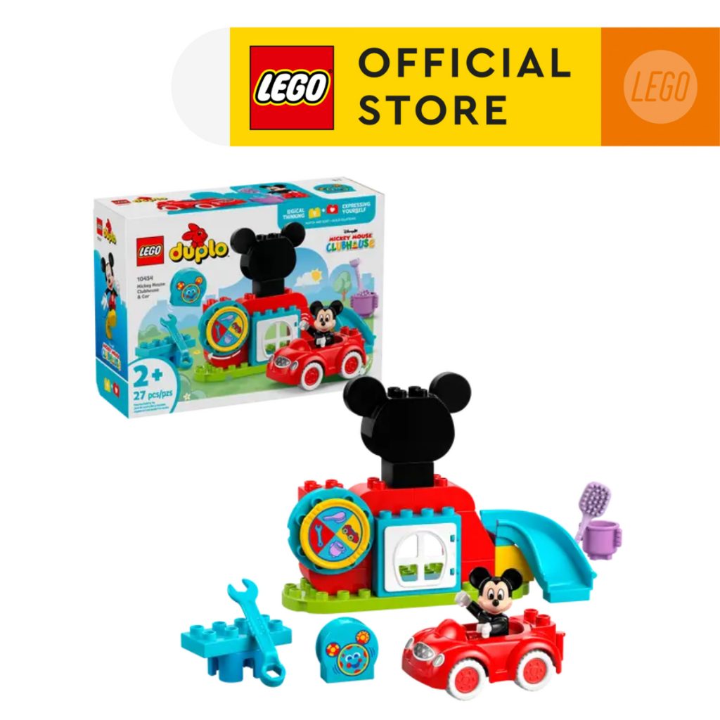 LEGO DUPLO 10454 Đồ Chơi Lắp Ráp Nhà Câu Lạc Bộ Mickey Mouse Và Xe Hơi ...