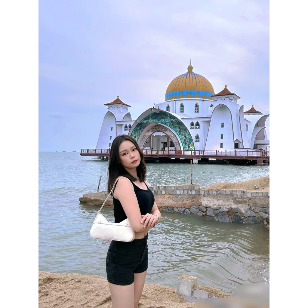Túi xách kẹp nách TẶNG KÈM CHARM SAO da mềm đeo vai đeo chéo đi làm đi chơi siêu xinh