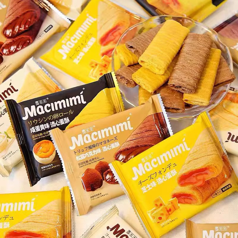 Sỉ thùng 2,5 cân Bánh cuộn Macimimi tạo trend siêu hot cháy hàng liên tục siêu hót