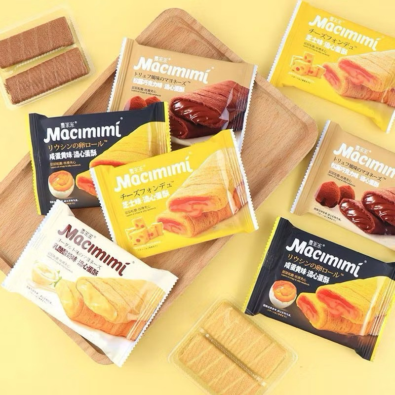 Sỉ thùng 2,5 cân Bánh cuộn Macimimi tạo trend siêu hot cháy hàng liên tục siêu hót