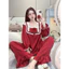 Bộ Đồ Ngủ Nữ JUSOKA Pijama Chất Liệu Đũi Siêu Mềm Mịn Dễ Thương Dành Cho Tết, Noel