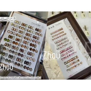 Set sơn mắt mèo YuuJa cao cấp, sơn mắt mèo ánh trăng Yuuja cao cấp, mắt mèo ánh nước