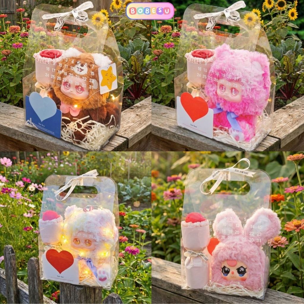 Set Quà Tặng Gấu Bông Hình Mèo,Gáu Dễ Thương Quà Tặng Cho Trẻ em, Cho Bé, Bạn Gái/Nữ Ngày Sinh Nhật, Ngày Lễ