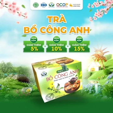 Hộp 30 túi x 3g trà bồ công anh siêu thị thiên nhiên
