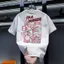 Áo thun nam và nữ - In hình hoạt hình Báo Hồng - 100% cotton - Kiểu dáng rộng rãi - Thoải mái và thoáng khí-T120