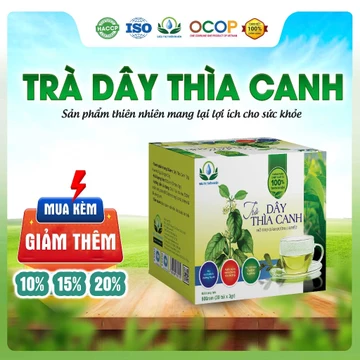 Trà Dây Thìa Canh Hộp 30 Gói Túi Lọc Siêu Thị Thiên Nhiên