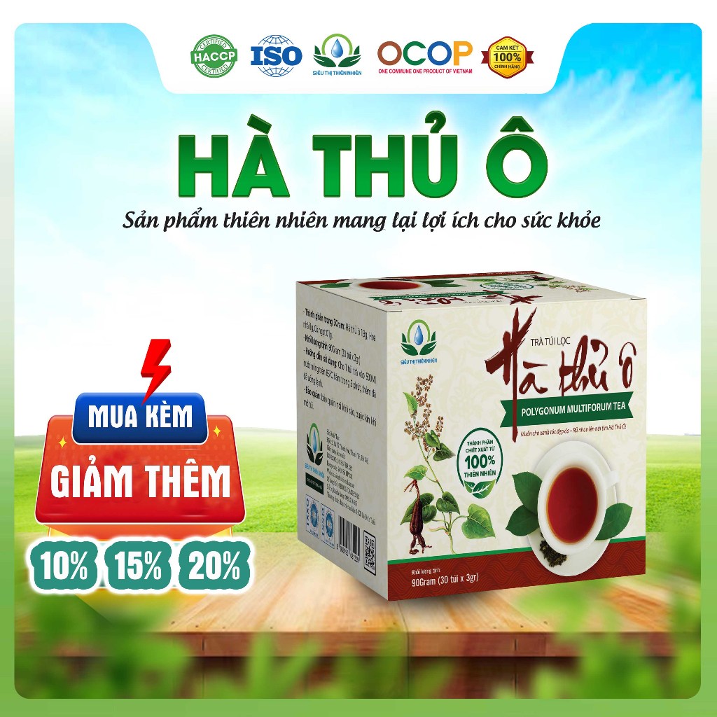 Trà Túi Lọc Hà Thủ Ô - Hình ảnh thực tế