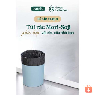 Túi rác tiện dụng Mori-Soji Inochi hương chanh, hương lavender chống thấm dẻo dai giúp không gian luôn sạch thoáng