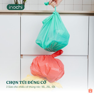 Túi rác tiện dụng Mori-Soji Inochi hương chanh, hương lavender chống thấm dẻo dai giúp không gian luôn sạch thoáng