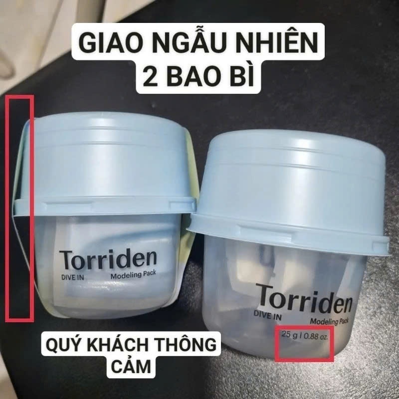Mặt nạ thạch dưỡng da TORRIDEN All In Dive‑In Modeling Pack/Balanceful Modeling Pack 25g/30g
