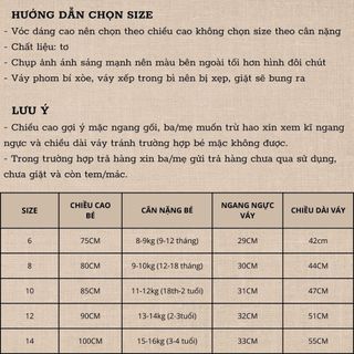 Váy công chúa không tay 6th-3 tuổi chất tơ dáng bí phồng cổ bèo xinh xắn D1237 Bí Ngô Nhỏ