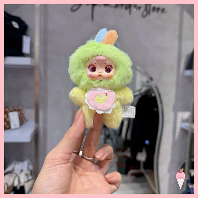 [Hỏa tốc HCM] Blind box móc khóa gấu bông Lovely Trái cây MM Milk Candy Fruit chính hãng
